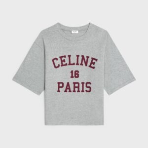 CELINE PARIS T-SHIRT IN COTTON JERSEY