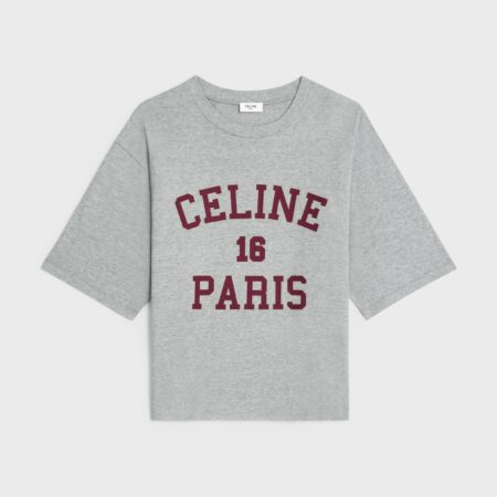 CELINE | CELINE PARIS T-SHIRT IN COTTON JERSEY