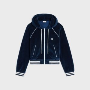 CELINE CROPPED HOODED JACKET 