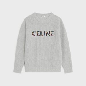 CELINE OVERSIZED EMBROIDERED SWEATER