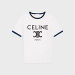 CELINE T-SHIRT IN COTTON JERSEY