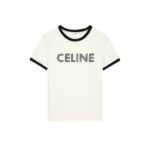 CELINE LOGO-PRINT T SHIRT