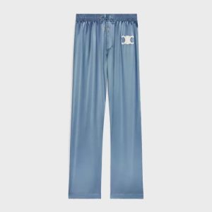 CELINE ATHLETIC PANTS IN LIQUID SATIN