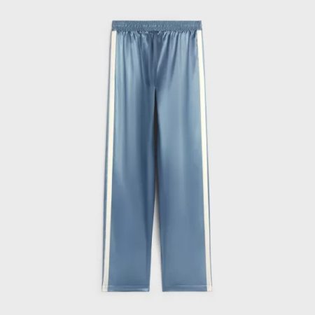 CELINE ATHLETIC PANTS IN LIQUID SATIN