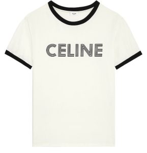 CELINE LOGO-PRINT T SHIRT