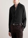 CELINE SILK SATIN JACQUARD SHIRT