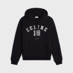 CELINE 16 LOOSE HOODIE IN COTTON FLEECE