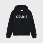 CELINE LOOSE HOODIE IN COTTON FLEECE