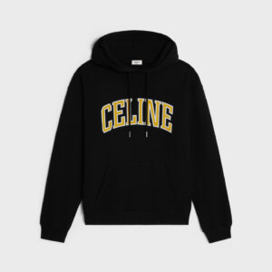  CELINE OVERSIZED HOODIE IN COTTON FLEECE