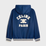 CELINE PARIS HOODED TEDDY JACKET IN NYLON