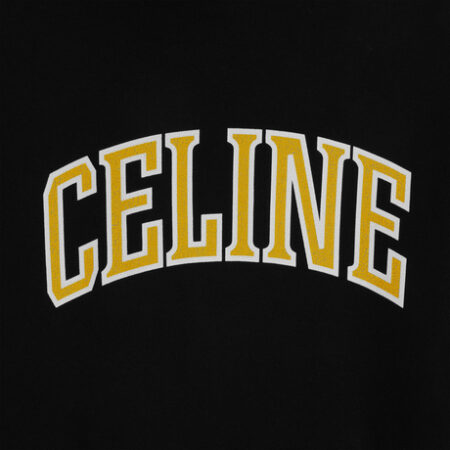 CELINE OVERSIZED HOODIE IN COTTON FLEECE