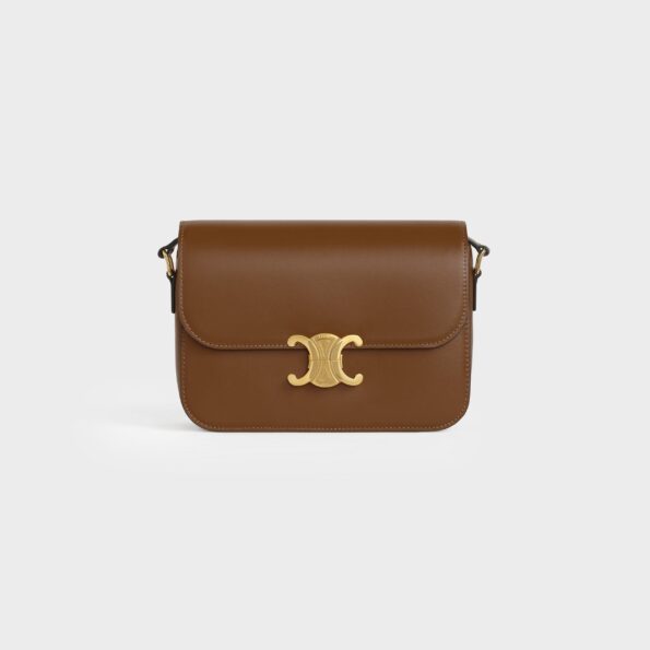 CLASSIQUE CELINE TRIOMPHE BAG IN SHINY CALFSKIN