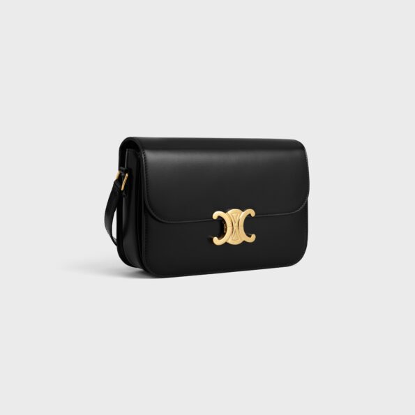 CLASSIQUE CELINE TRIOMPHE BAG IN SHINY CALFSKIN