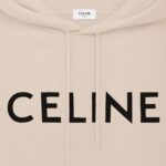 CELINE LOOSE HOODIE IN COTTON FLEECE