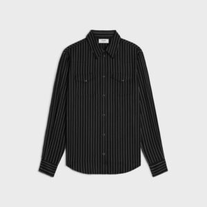 WESTERN CELINE SHIRT IN STRIPED VISCOSE