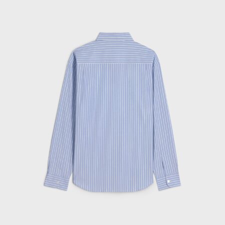 CAMBRIDGE SHIRT IN STRIPED CHAMBRAY COTTON