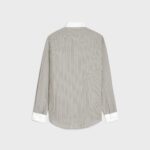 LOOSE CARNABY CELINE SHIRT IN STRIPED SILK