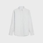 LOOSE CARNABY CELINE SHIRT IN STRIPED SILK