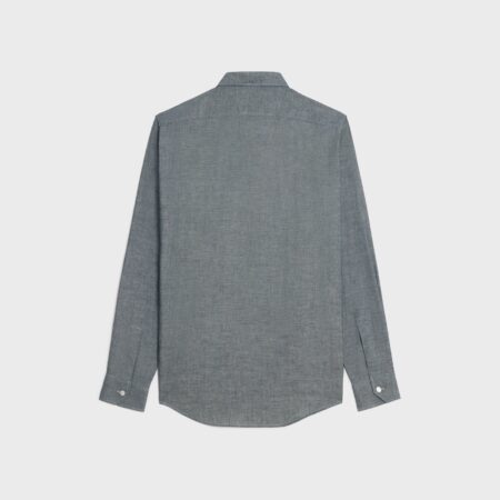 LOOSE CELINE SHIRT IN LIGHT CHAMBRAY COTTON