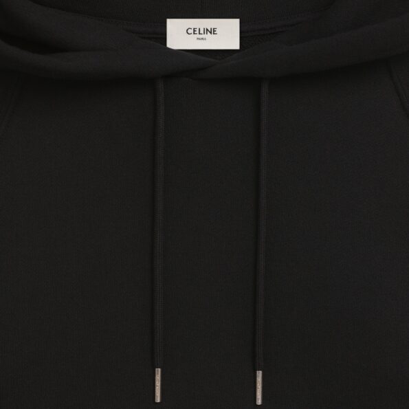 CELINE LOOSE HOODIE IN COTTON FLEECE