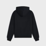 LOOSE HOODIE WITH CELINE PRINT IN COTTON FLEECE