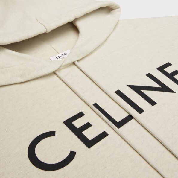 CELINE LOOSE HOODIE IN COTTON FLEECE