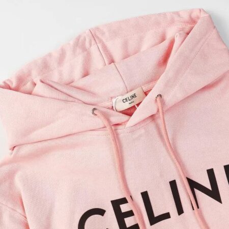 CELINE HOODIE IN COTTON FLEECE