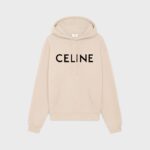 CELINE LOOSE HOODIE IN COTTON FLEECE