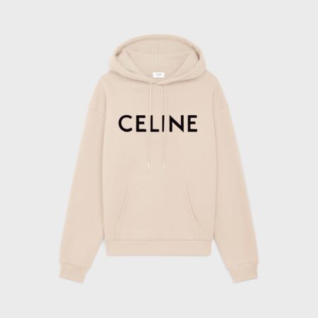 CELINE LOOSE HOODIE IN COTTON FLEECE