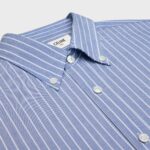 CAMBRIDGE SHIRT IN STRIPED CHAMBRAY COTTON.07DG_1_SS24_P1_W