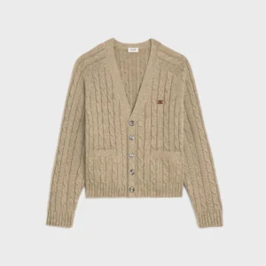 CABLE-KNIT TRIOMPHE CARDIGAN IN CASHMERE