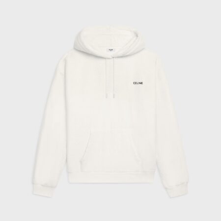 LOOSE CELINE HOODIE IN TERRY COTTON