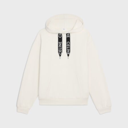 CELINE LOOSE HOODIE IN COTTON FLEECE