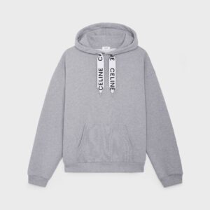 CELINE LOOSE HOODIE IN COTTON FLEECE