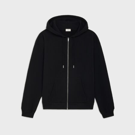 CELINE LOOSE HOODIE IN COTTON FLEECE