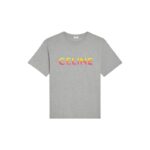 CELINE T-shirt Men Melange Gray