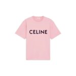 CELINE NEW MEN'S COLLECTION BOY DOLL T SHIRT MEN PINK