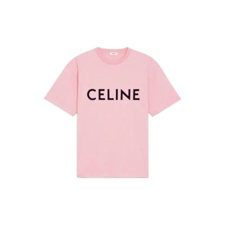 CELINE NEW MEN'S COLLECTION BOY DOLL T SHIRT MEN PINK