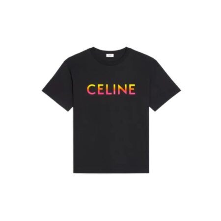 CELINE T SHIRT MEN BLACK